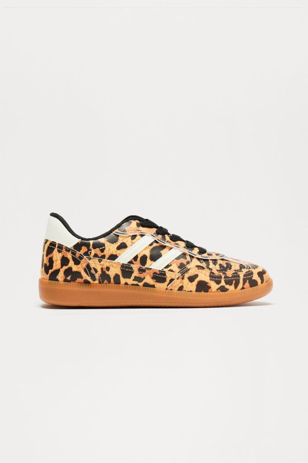 Set The Trend Sneakers - Leopard