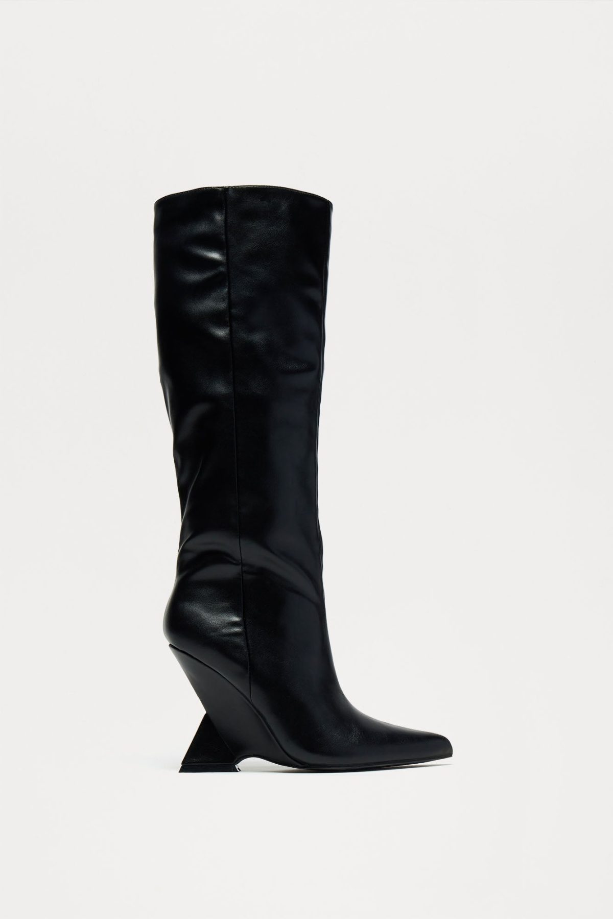 Claire Knee High Boots - Black