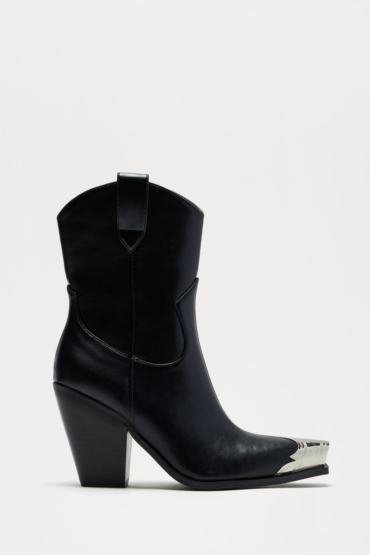 Western Cutie Cowboy Booties - Black