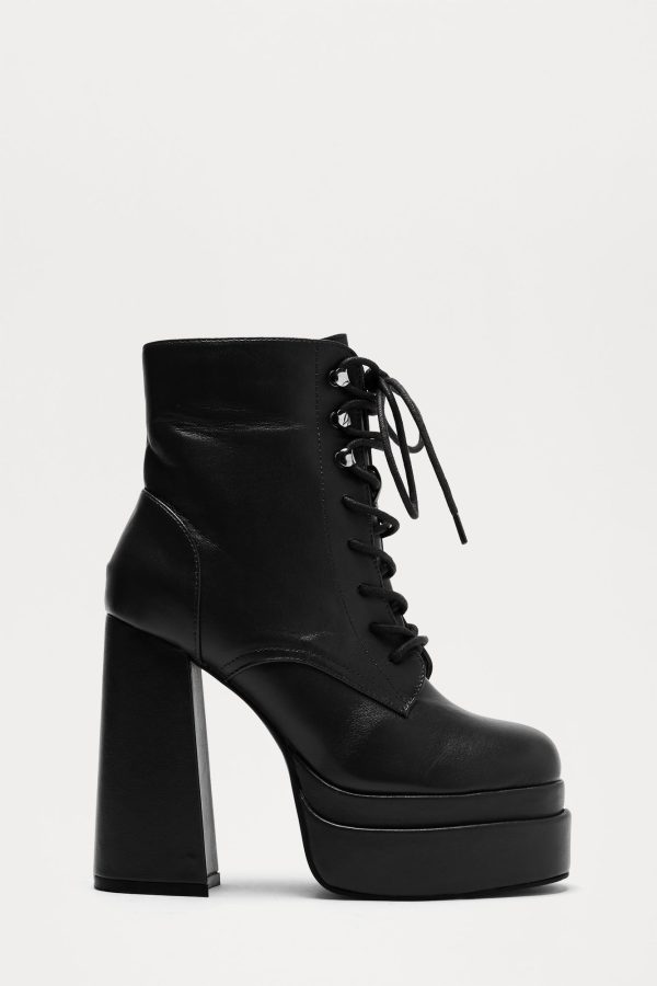 Jet Platform Booties - Black