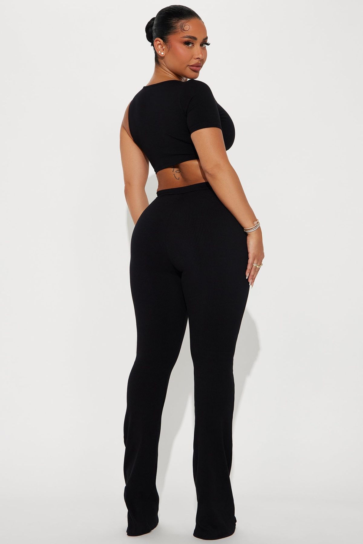 Lana Snatched Pant Set - Black