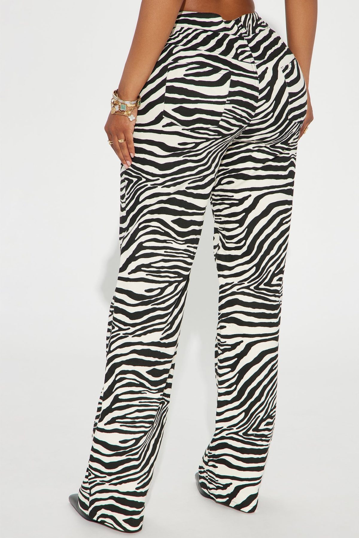 Stellar One Straight Leg Pant - Black/White