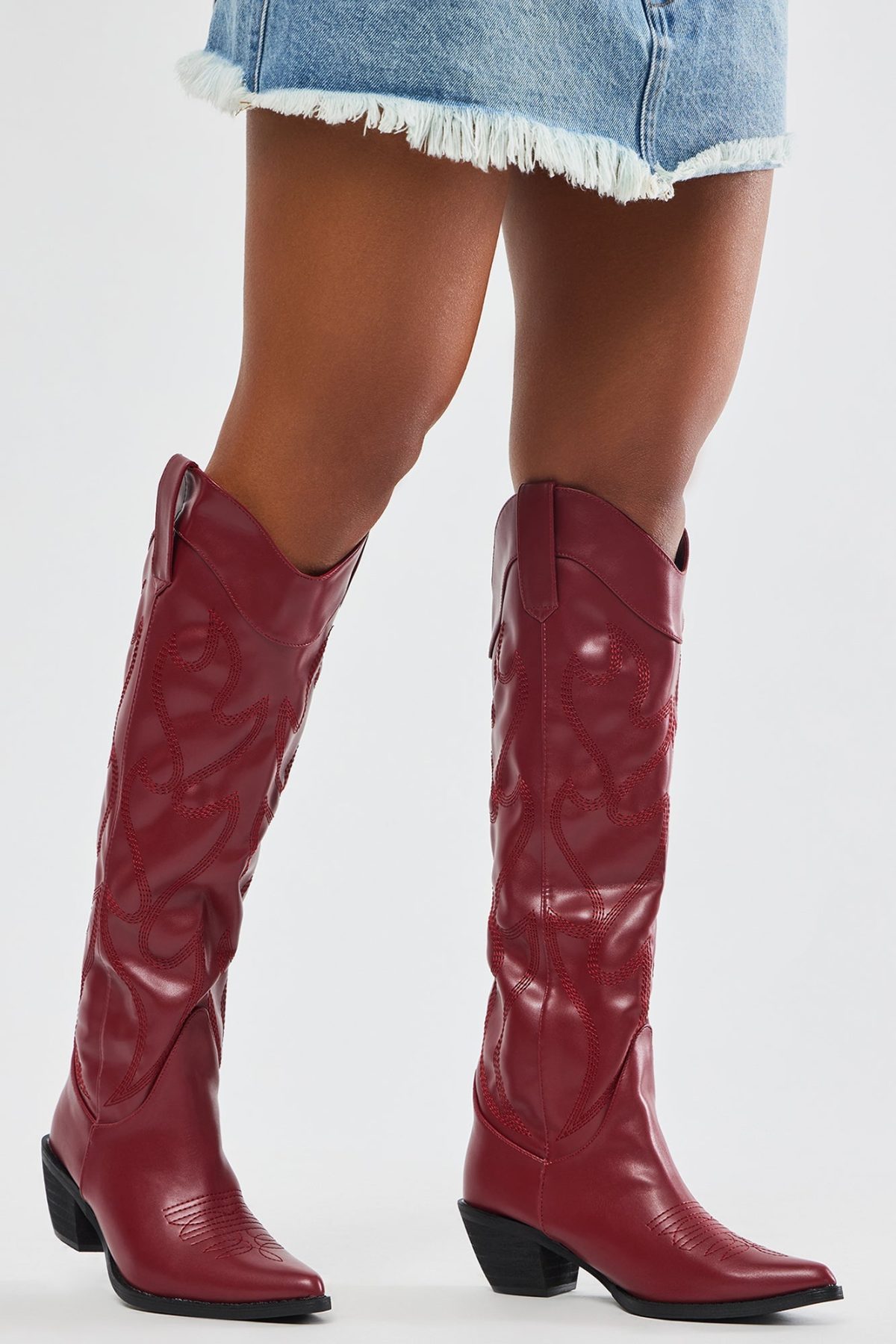 Country Roots Cowboy Boots - Red