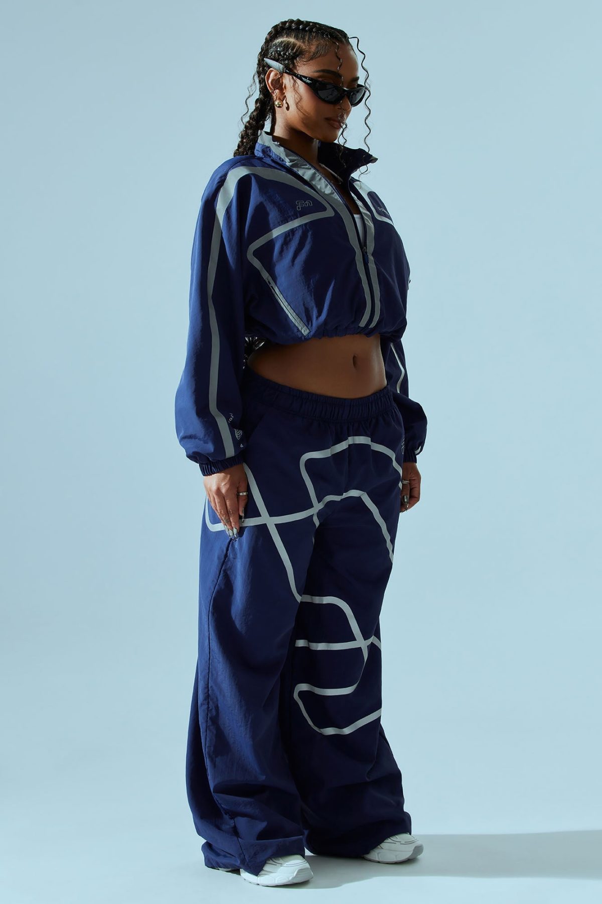 FN Paris Windbreaker Pant - Navy