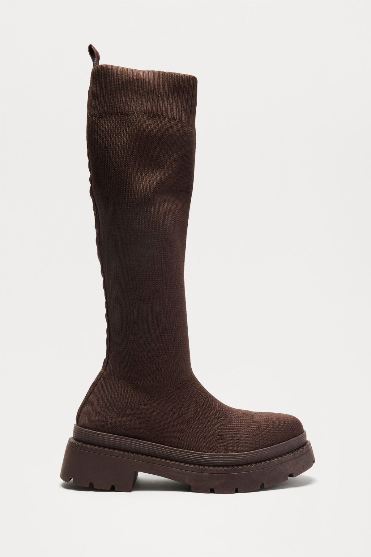 Rocco Knit Boots - Brown