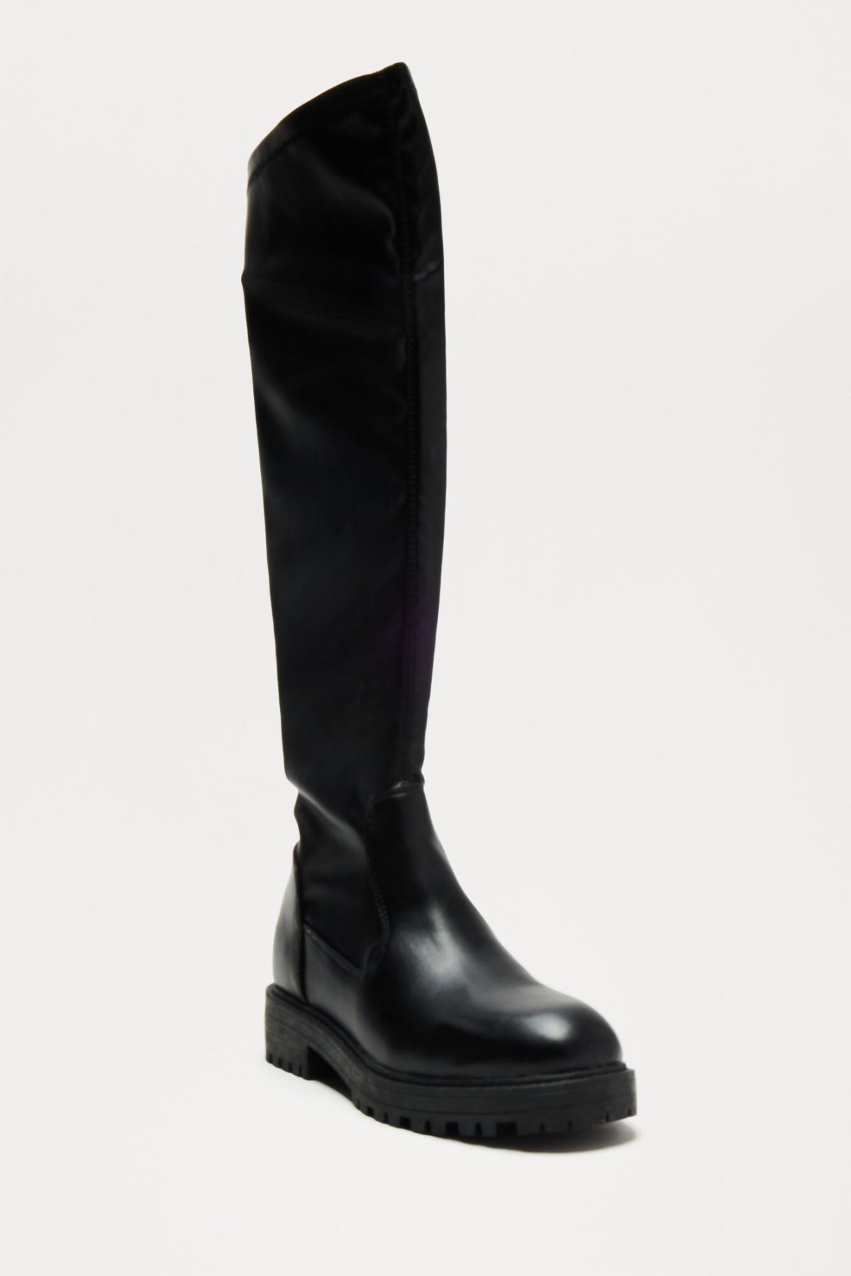 Edina Knee High Boots - Black