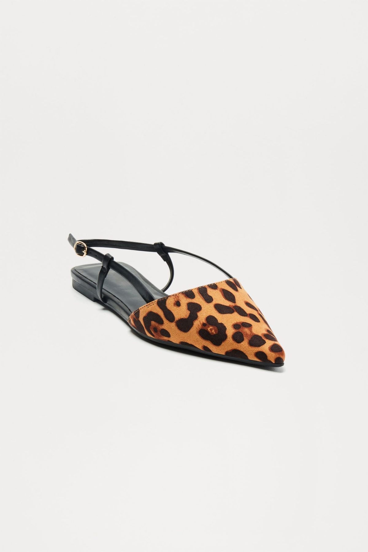 Val Slingback Flats - Leopard