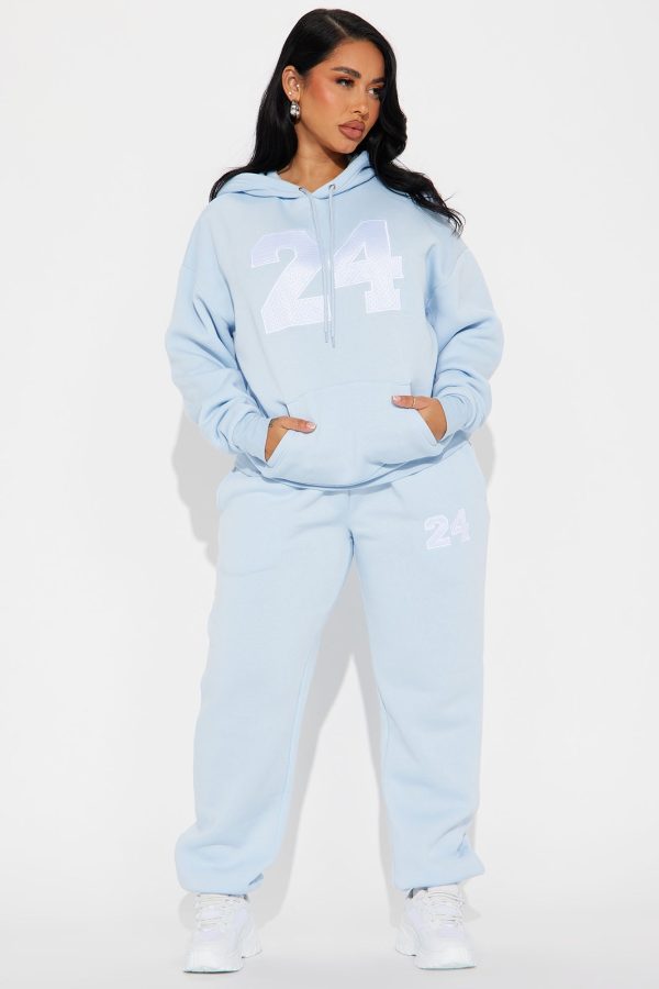 Lucky 24 Jogger Set - Light Blue