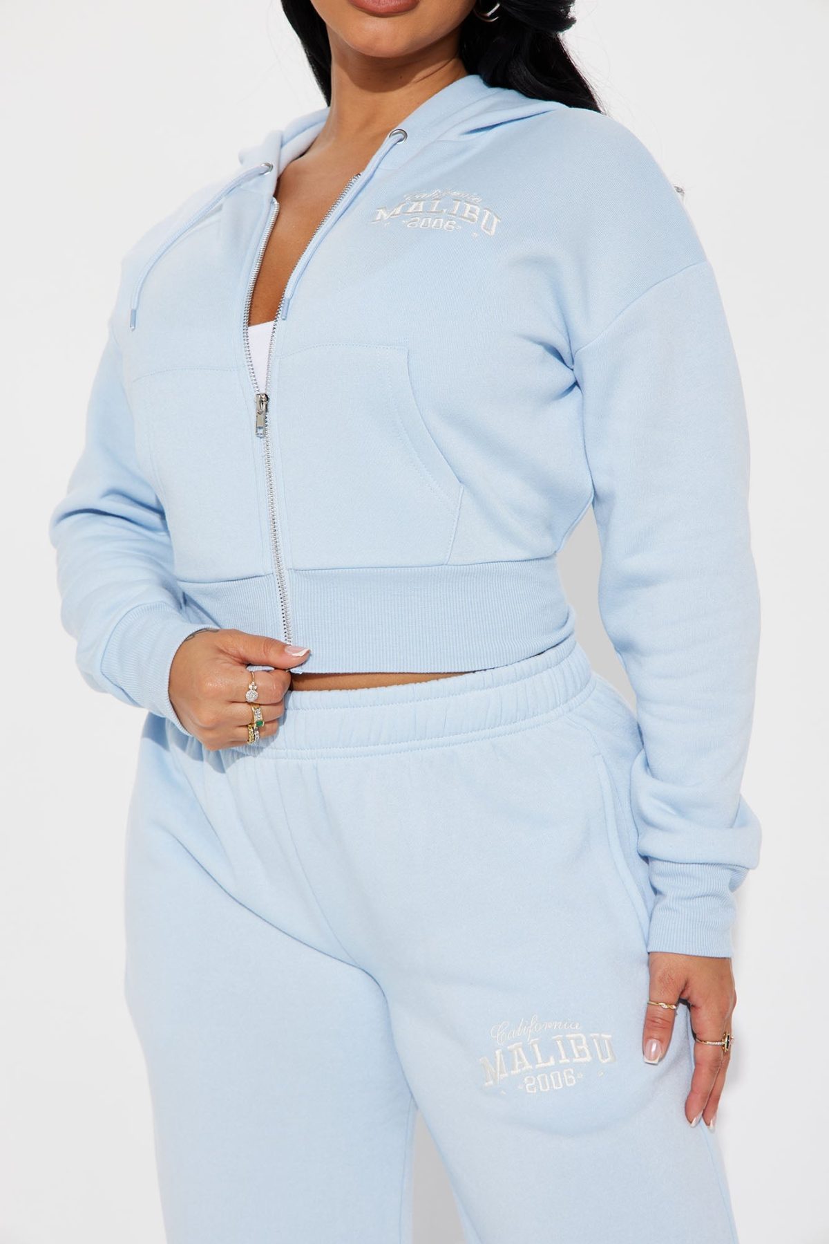 Livin' In Malibu Pant Set - Light Blue