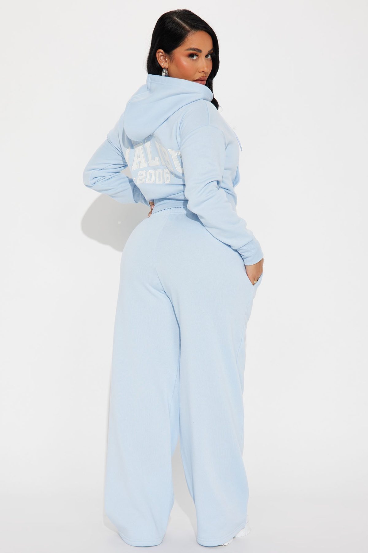 Livin' In Malibu Pant Set - Light Blue