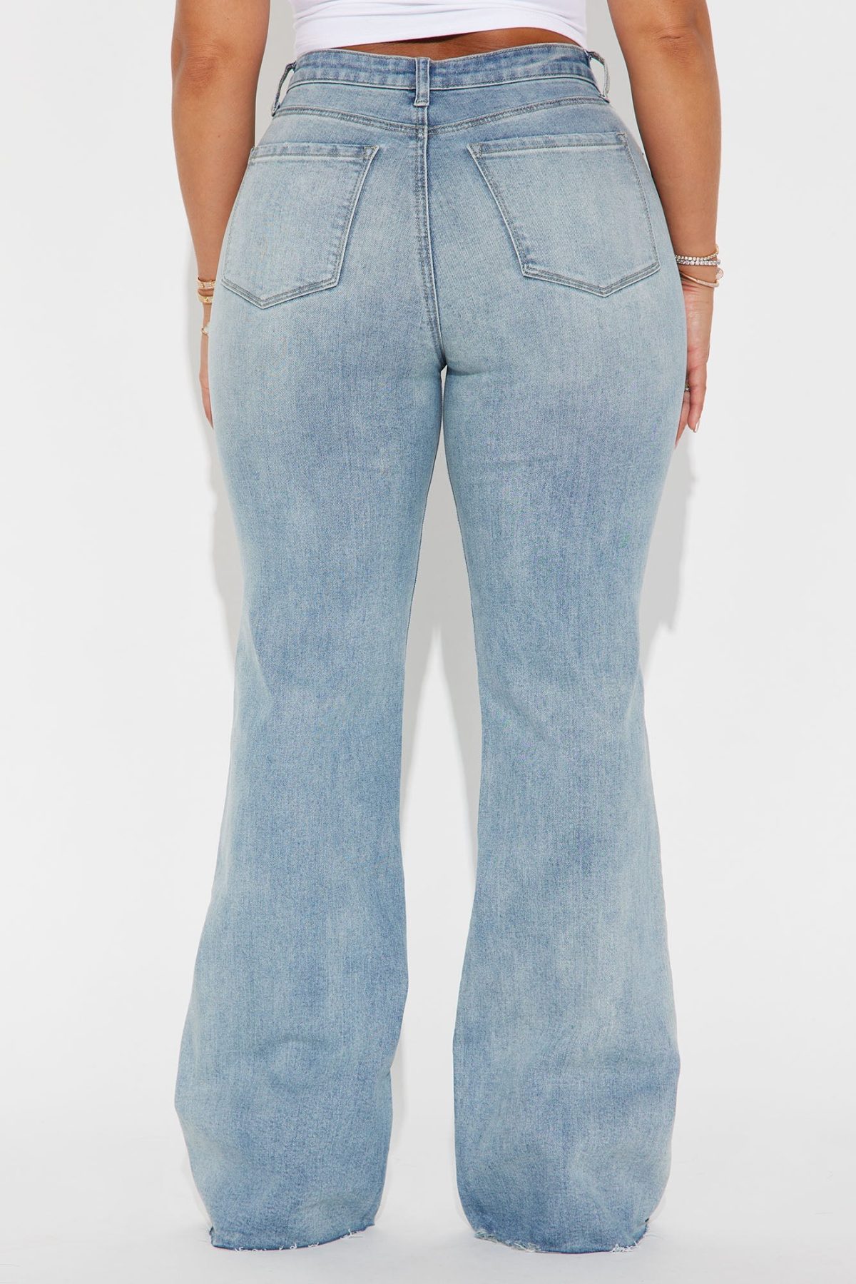 She's The Moment Stretch Bootcut Jeans - Medium Wash