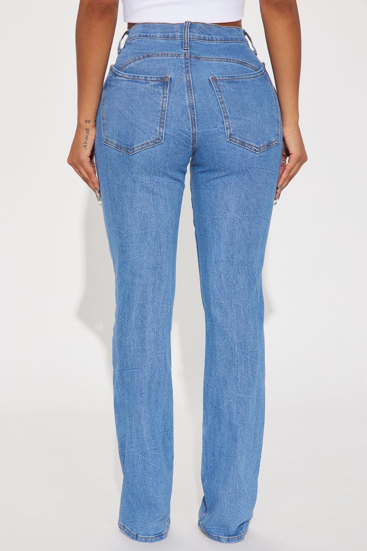 When You See It Stretch Bootcut Jeans - Medium Wash