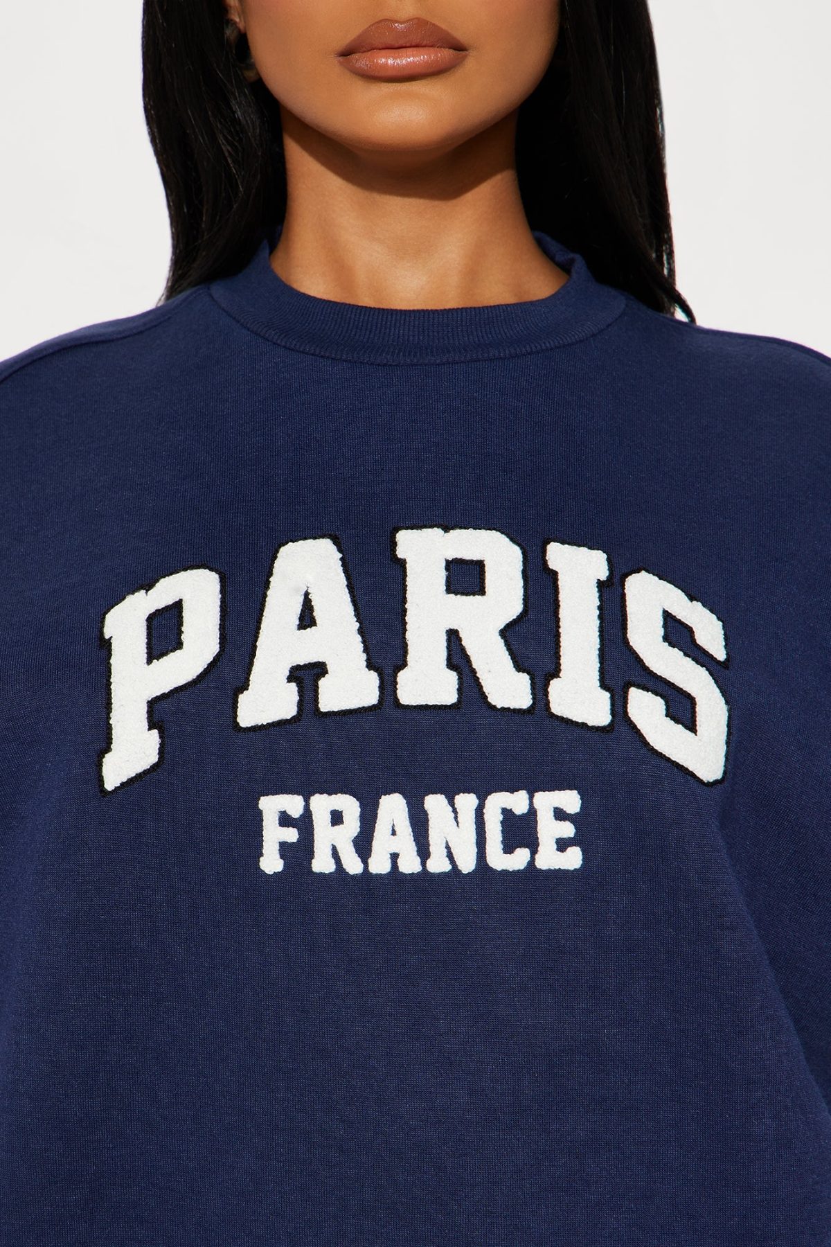 Staying In Paris Jogger Set - Navy