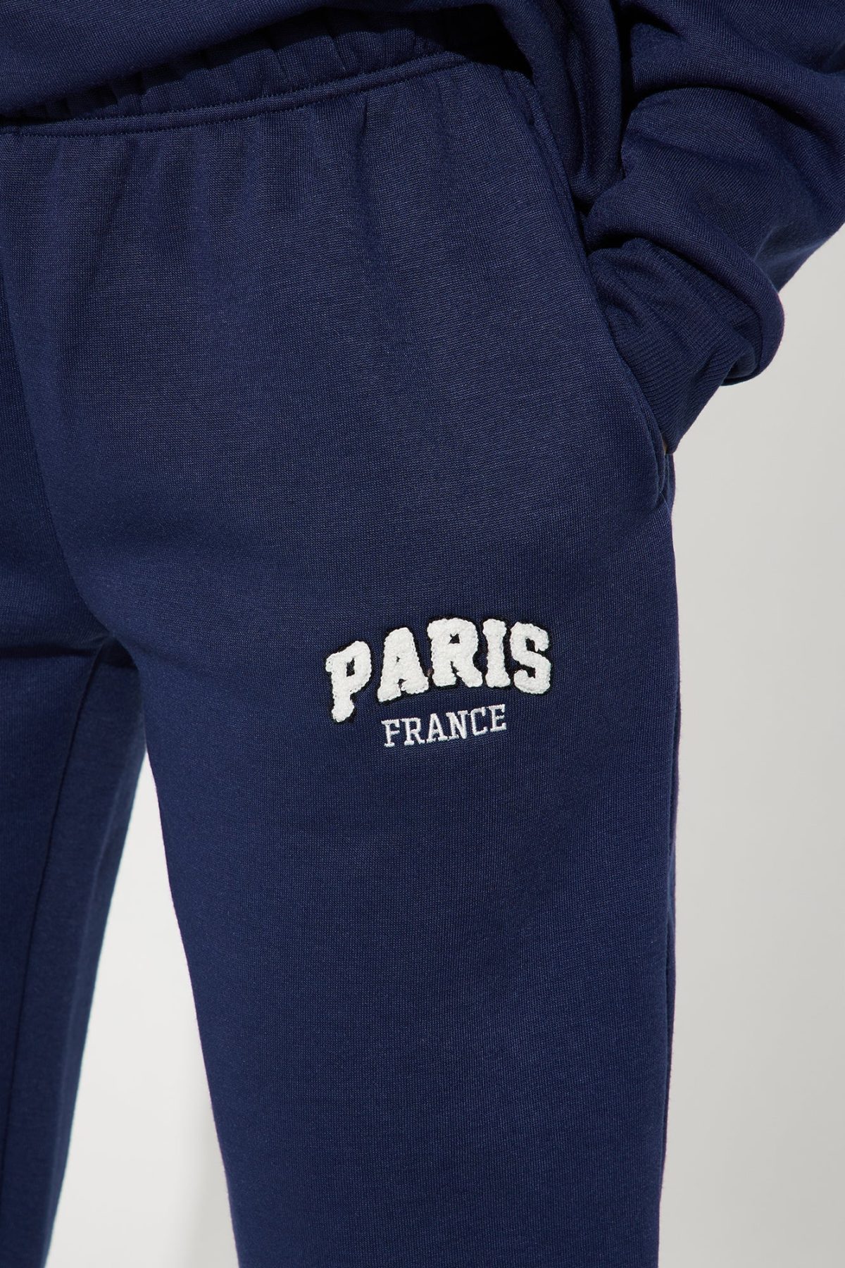 Staying In Paris Jogger Set - Navy