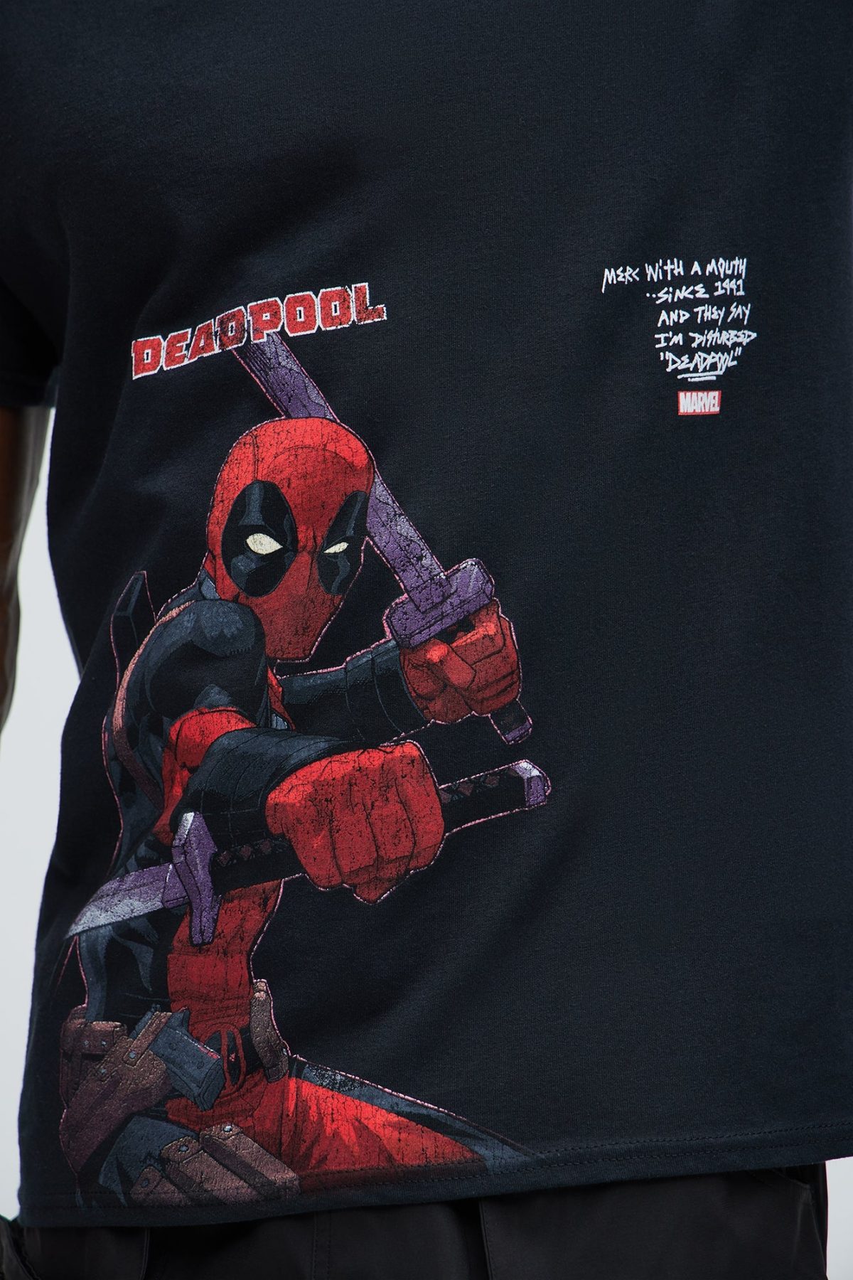 Vicious Deadpool Short Sleeve Tee - Black