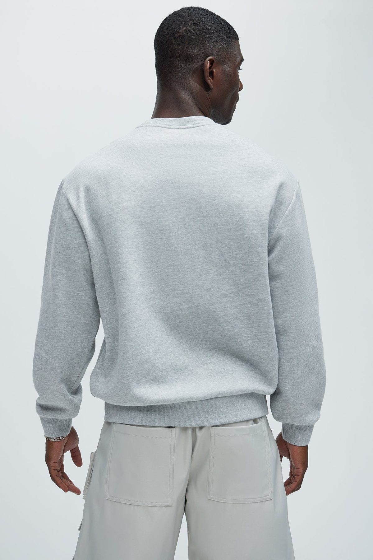 Tyson Crew Neck Sweatshirt - Heather Grey