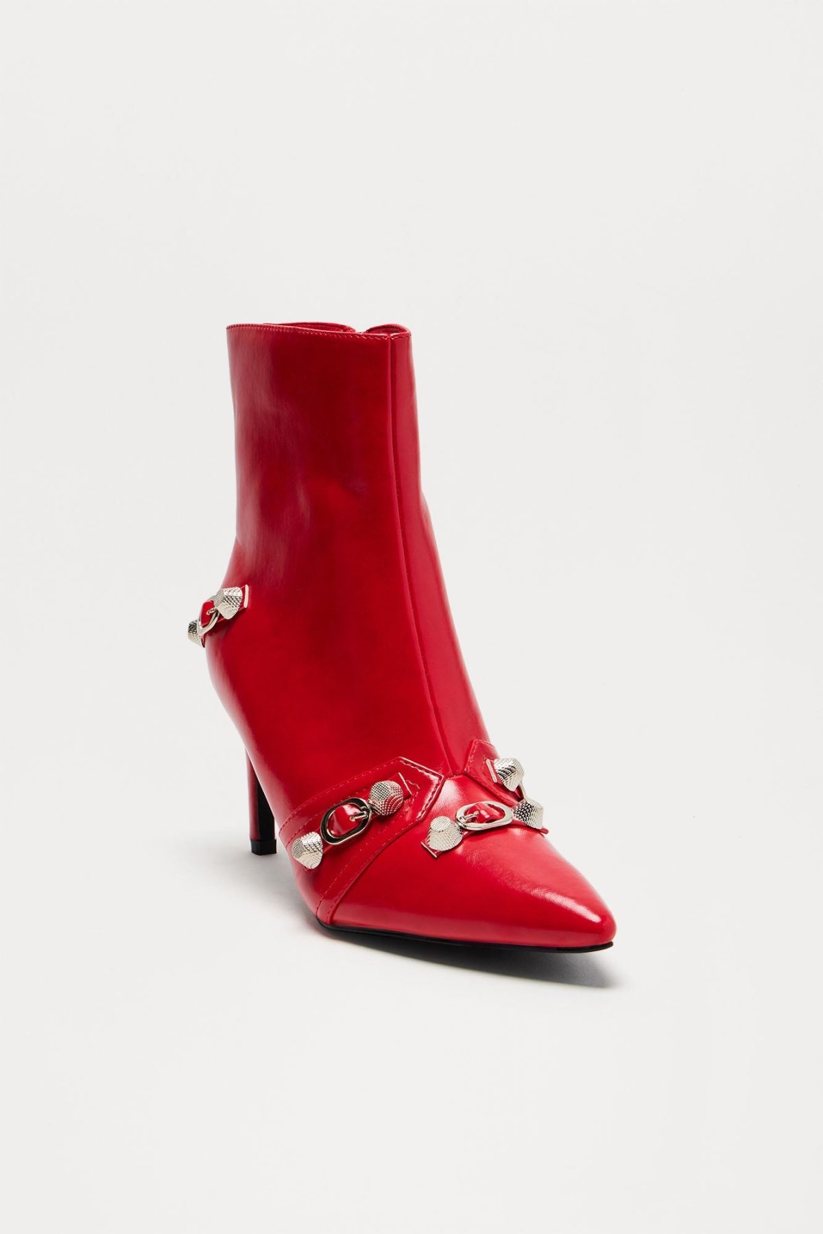 Jude Hardware Booties - Red