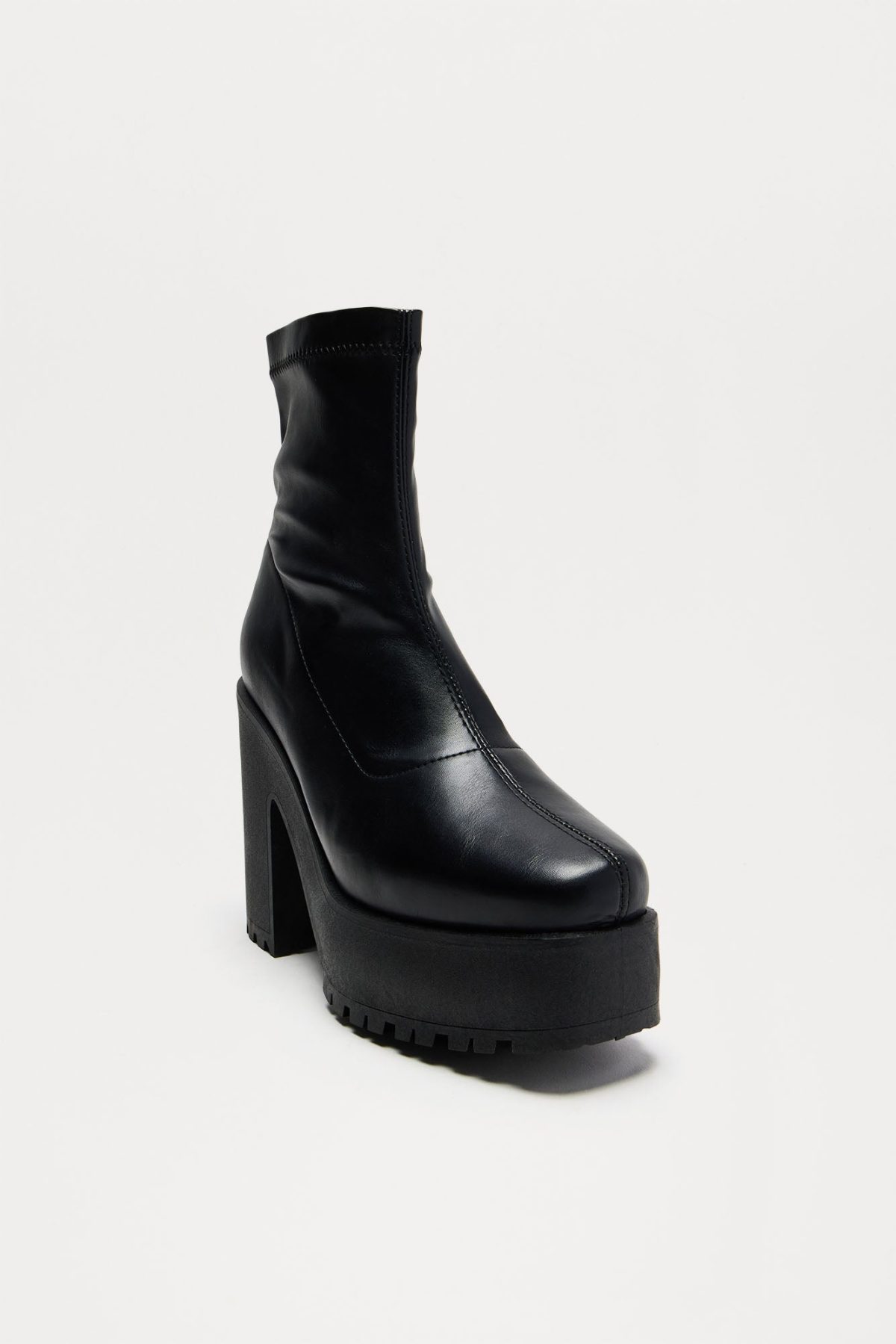 Baylor Platform Booties - Black