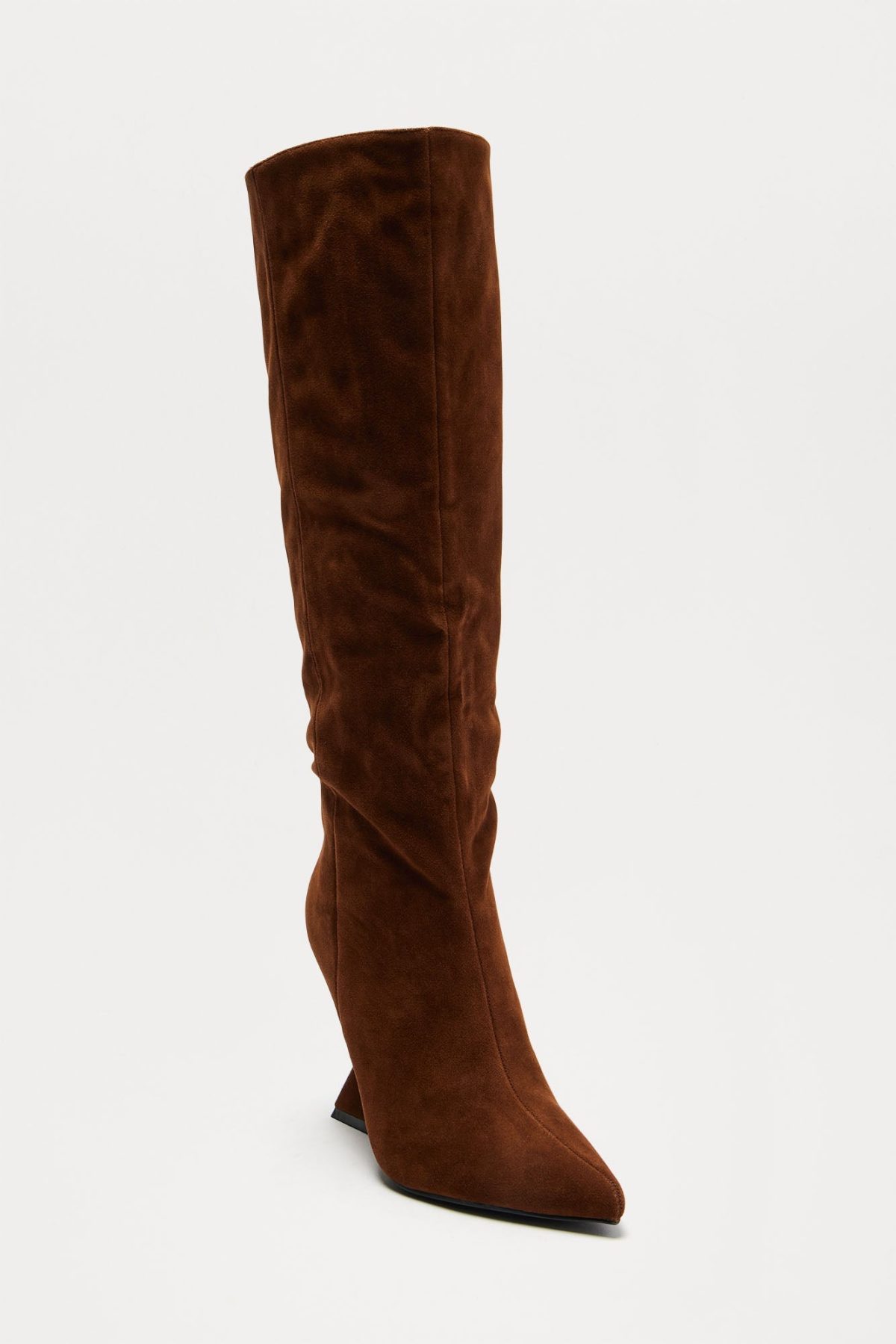 Claire Knee High Boots - Brown