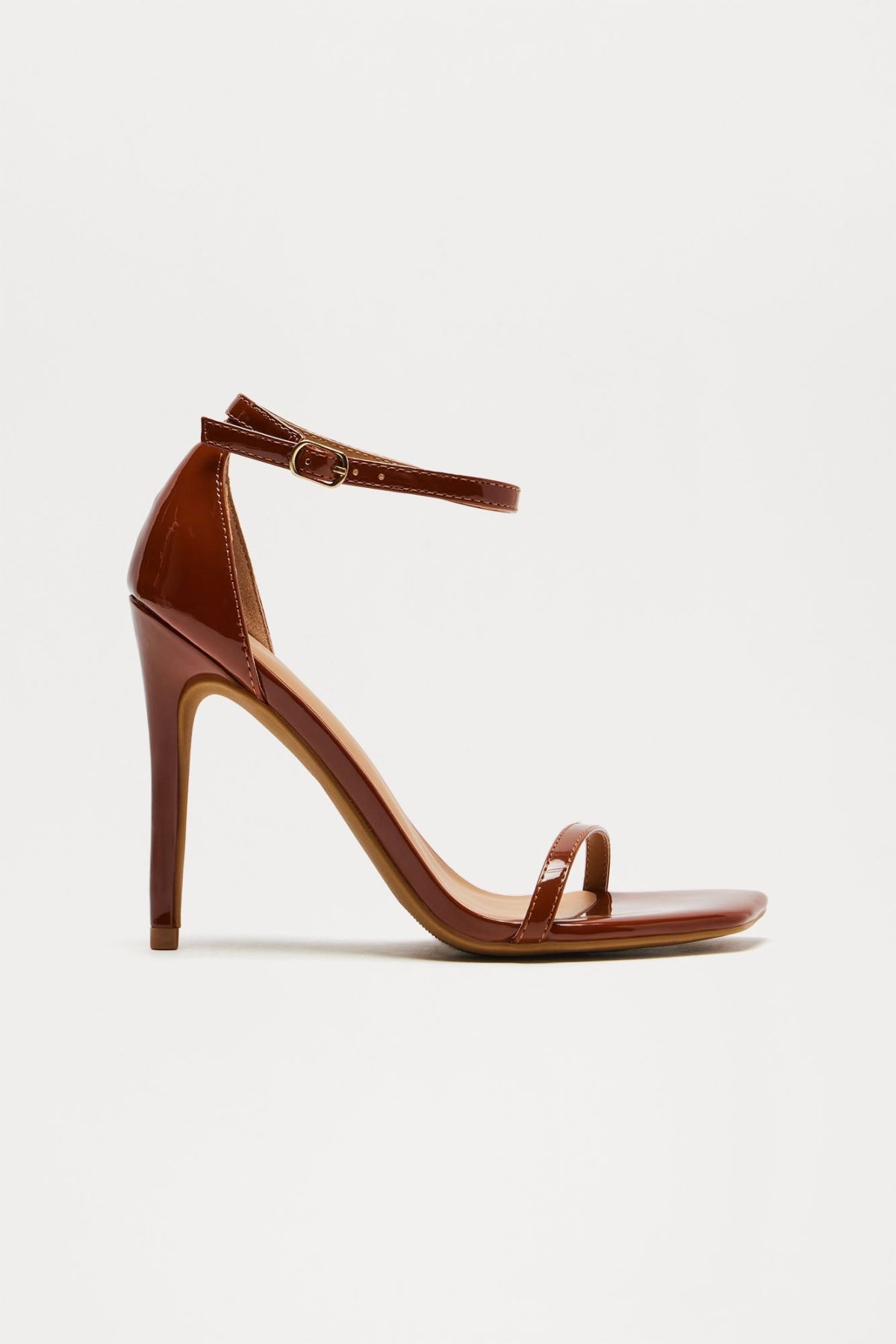 Linked Up Heels - Chestnut