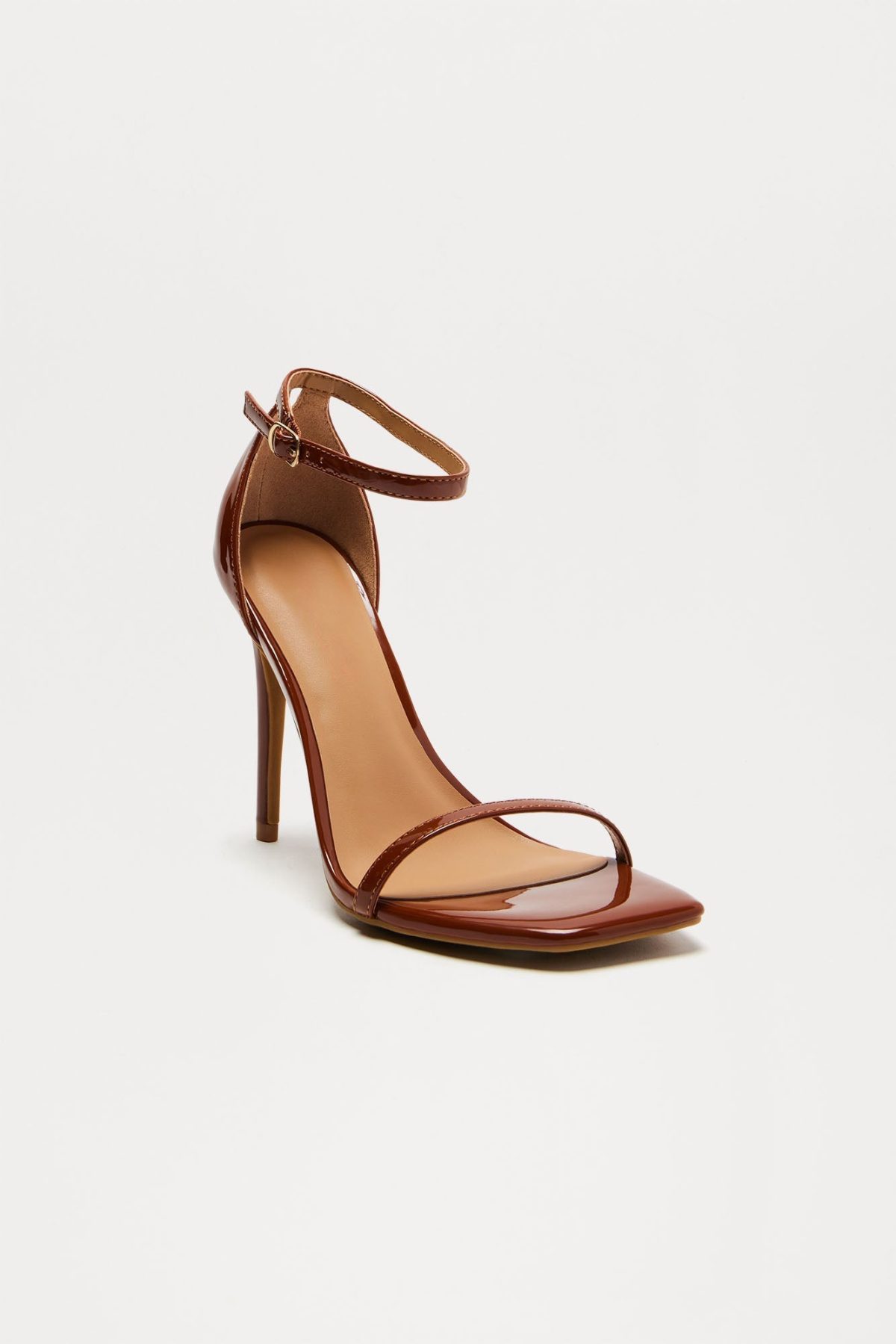 Linked Up Heels - Chestnut