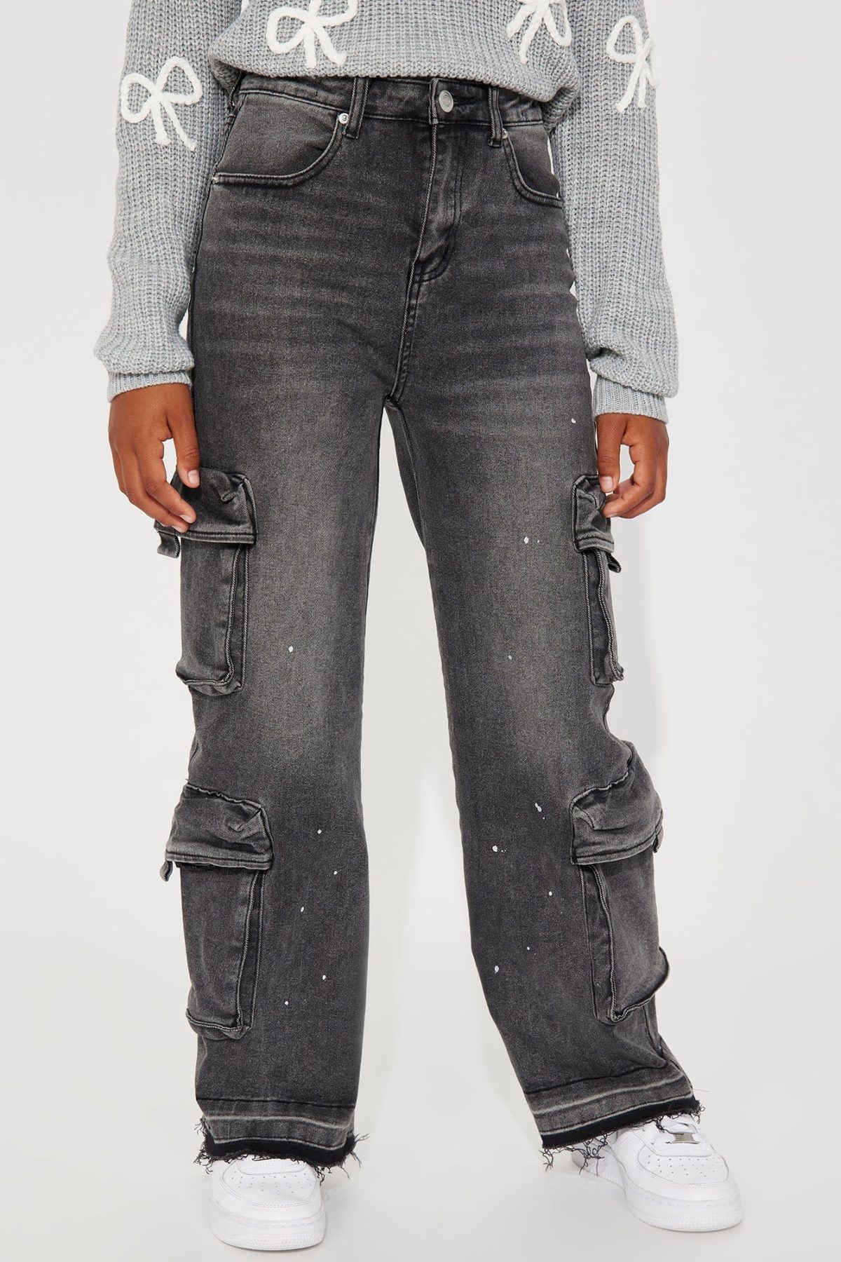 Mini One In A Million Cargo Pants - Black