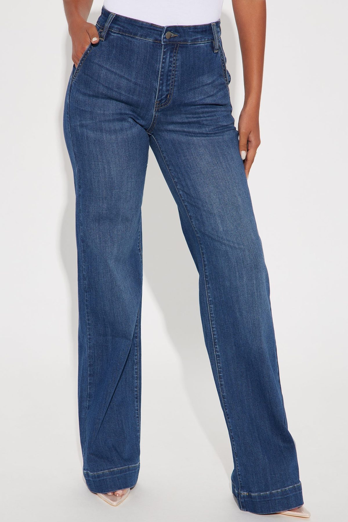 Tall Margot Stretch Trouser Jeans - Dark Wash