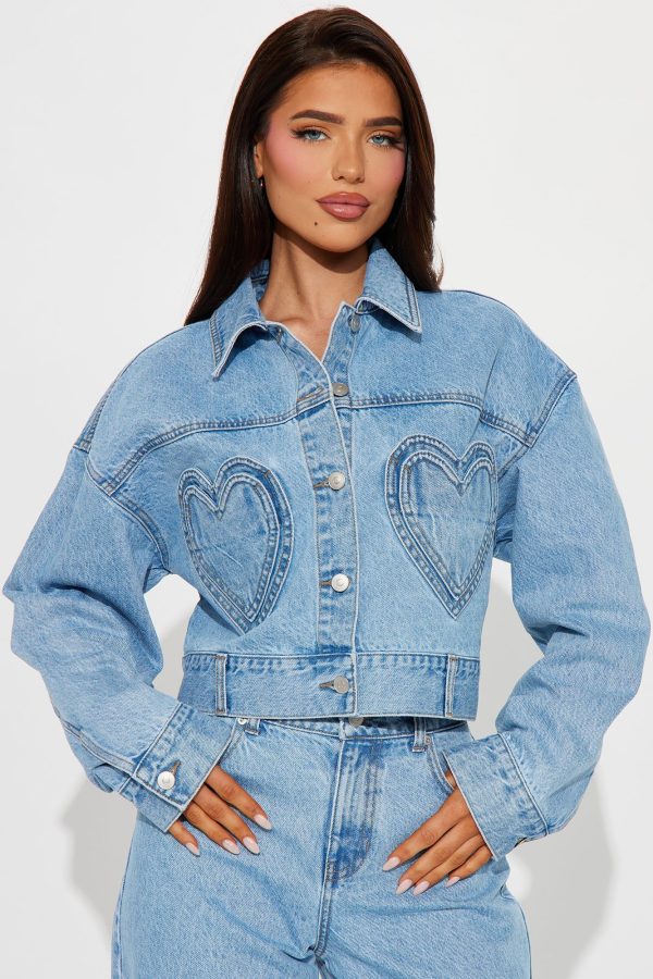 Match Made In Heaven Denim Jacket - Light Wash