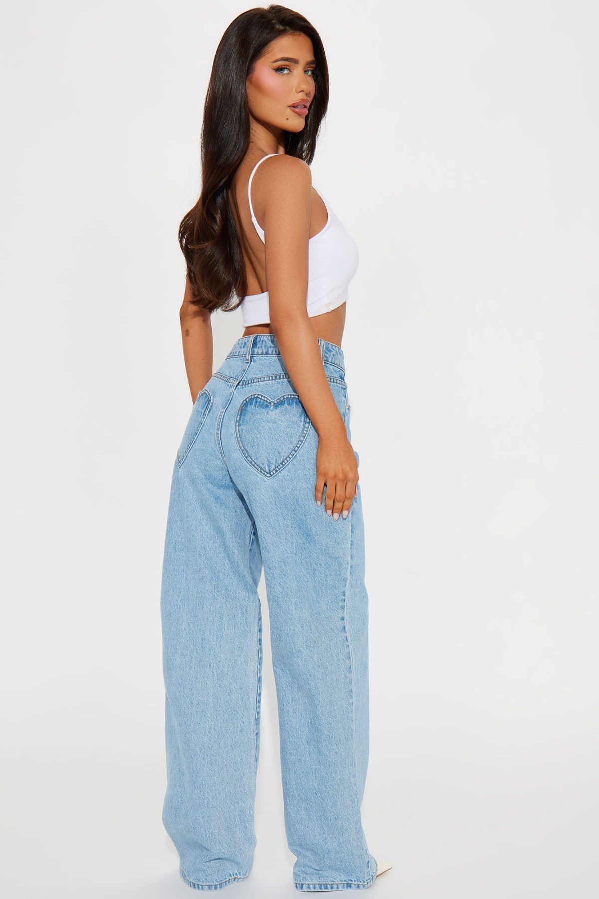 Match Made In Heaven Straight Leg Jeans - Light Wash