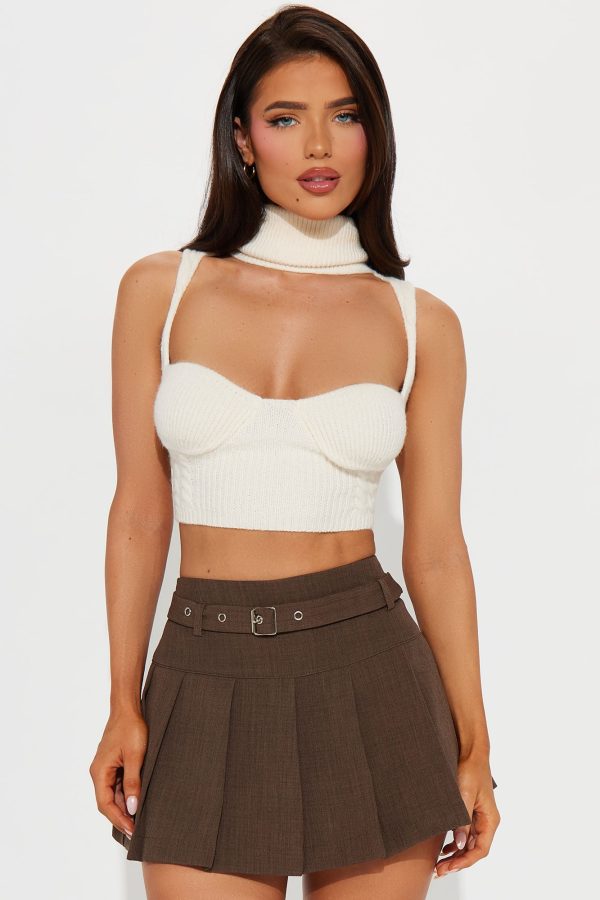 Snow Babe Sweater Top - Cream