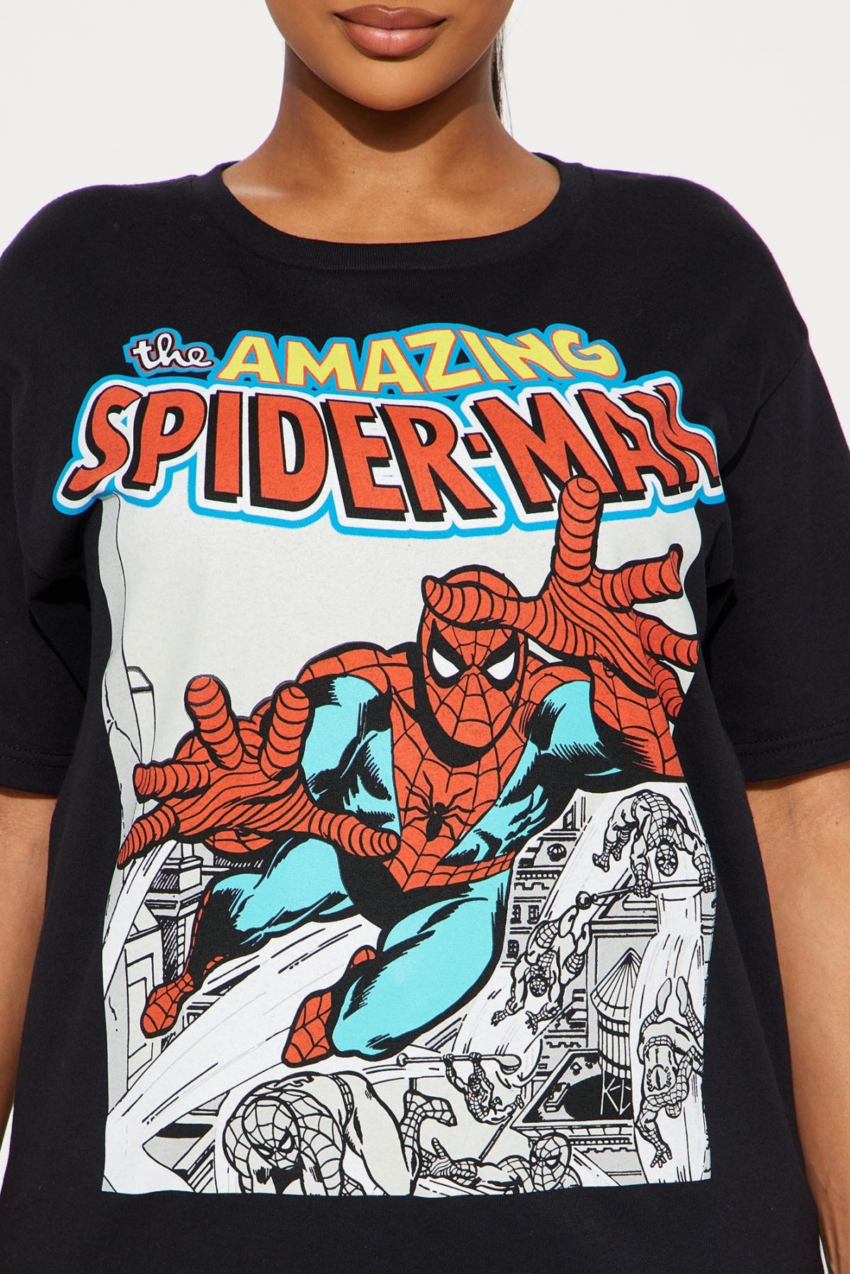 The Amazing Spiderman Graphic Tshirt - Black