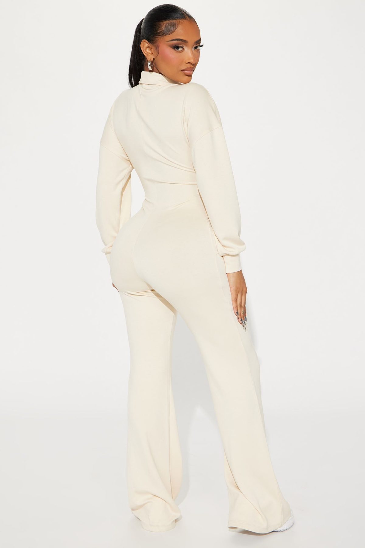 Running Errands Jumpsuit - Cream