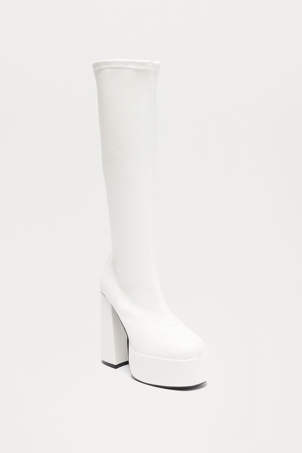 Camden Platform Boots - White