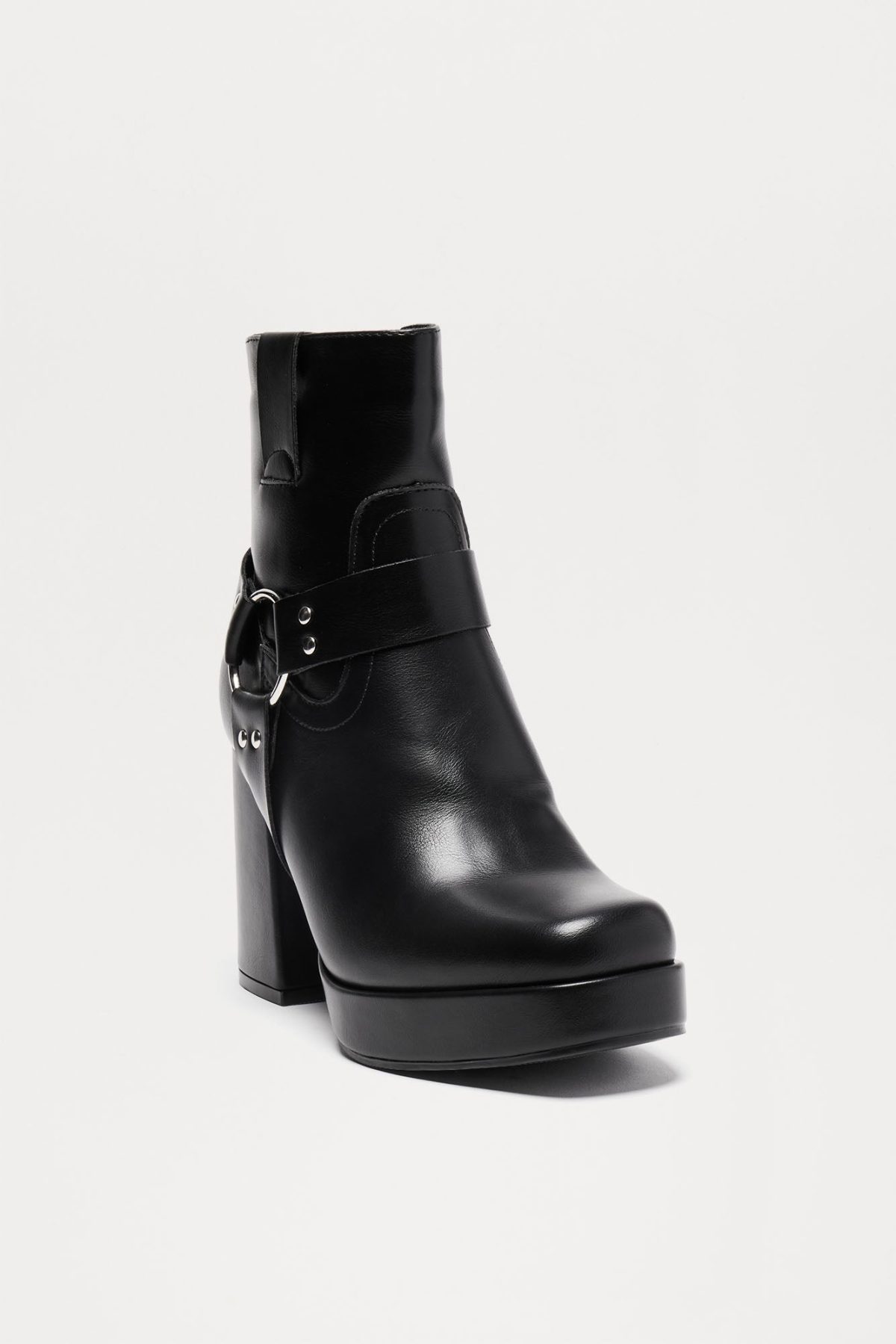 Show Me The Way Platform Booties - Black