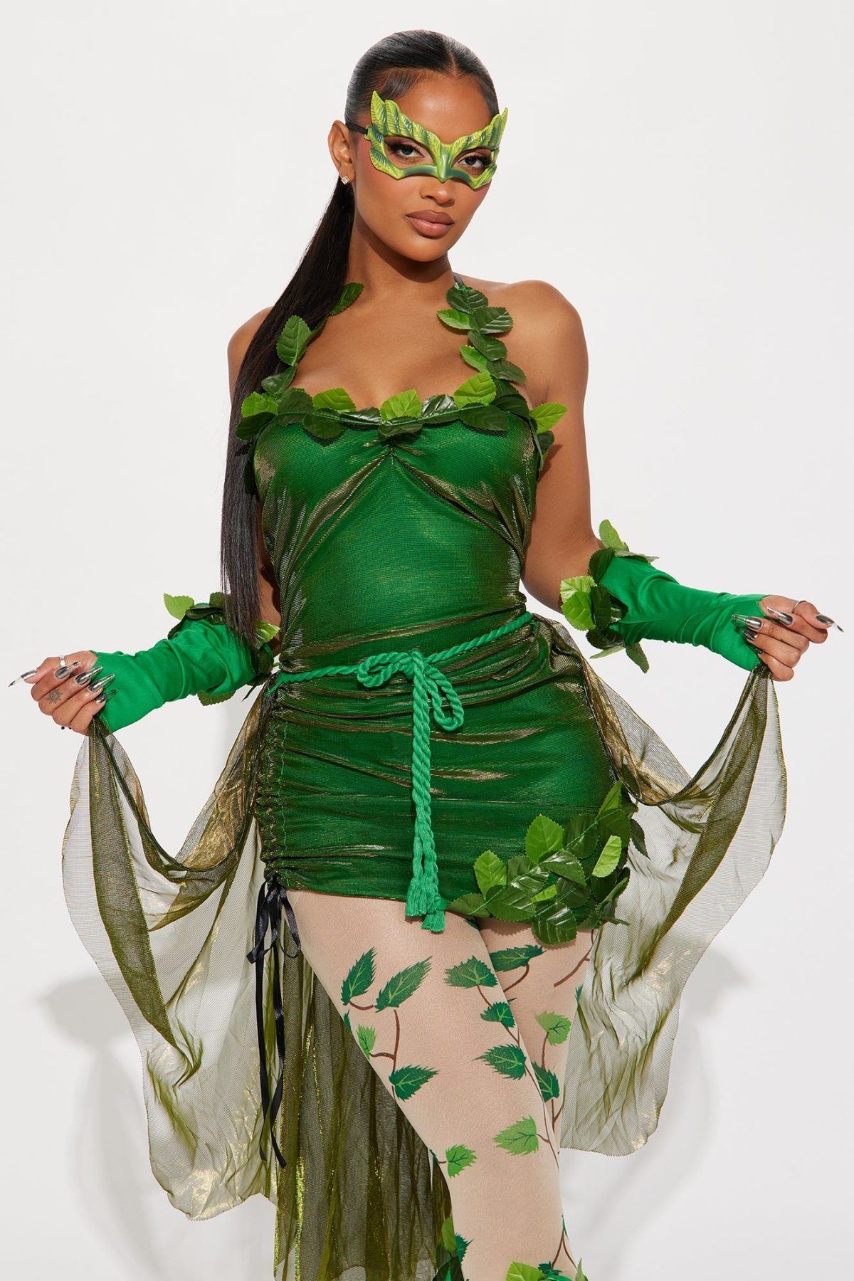 Poisonous Beauty 6 Piece Costume Set - Green