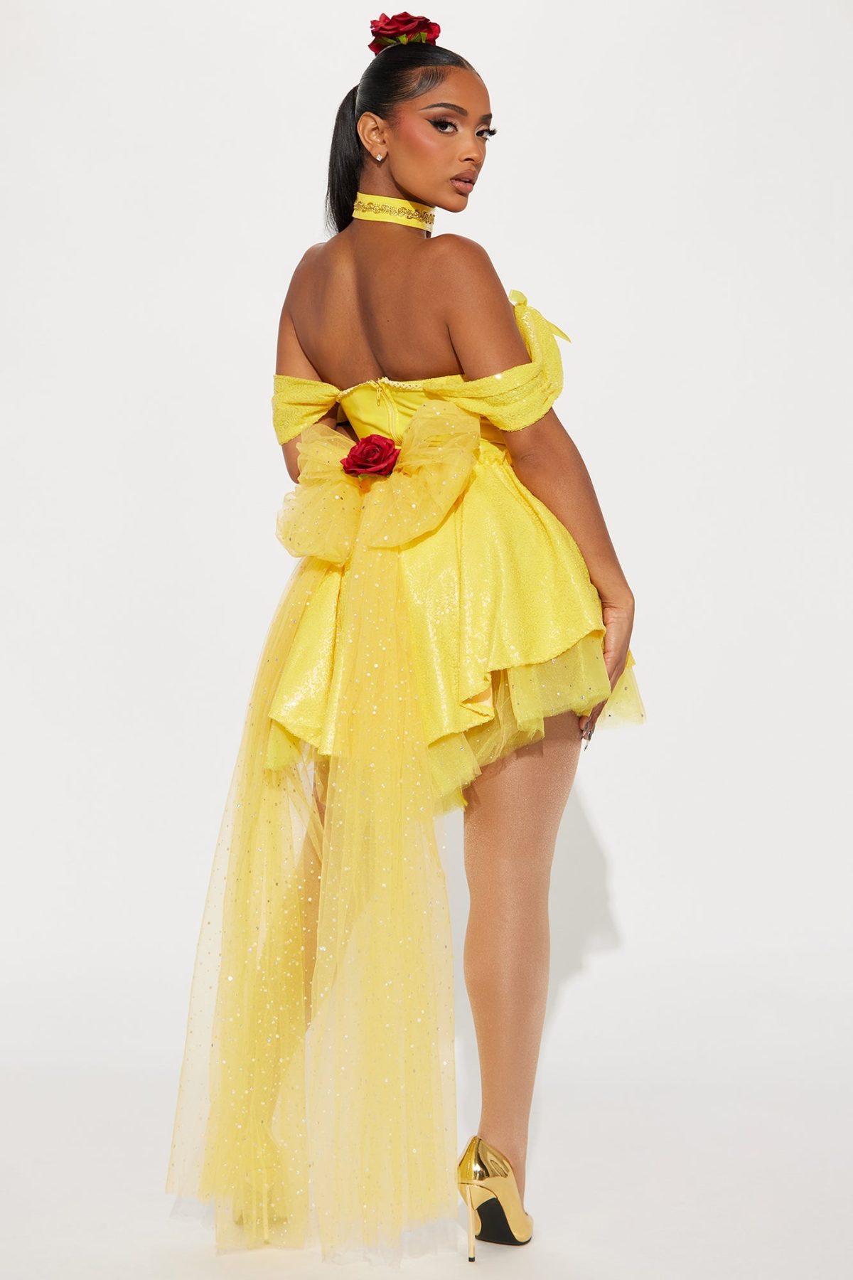 Rose Petal Princess 3 Piece Costume Set - Yellow