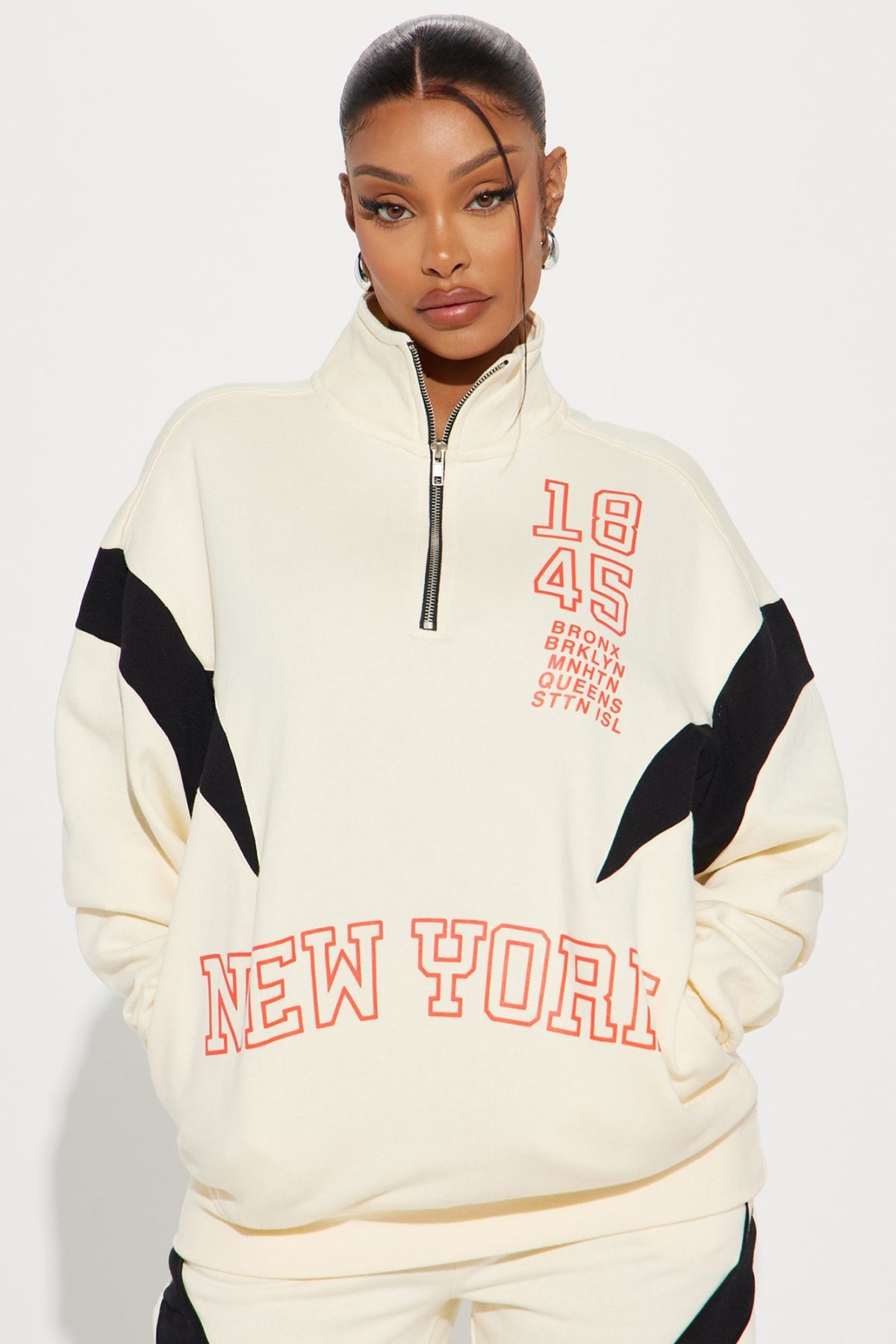 The New York 5 Sweatshirt - Natural/Combo