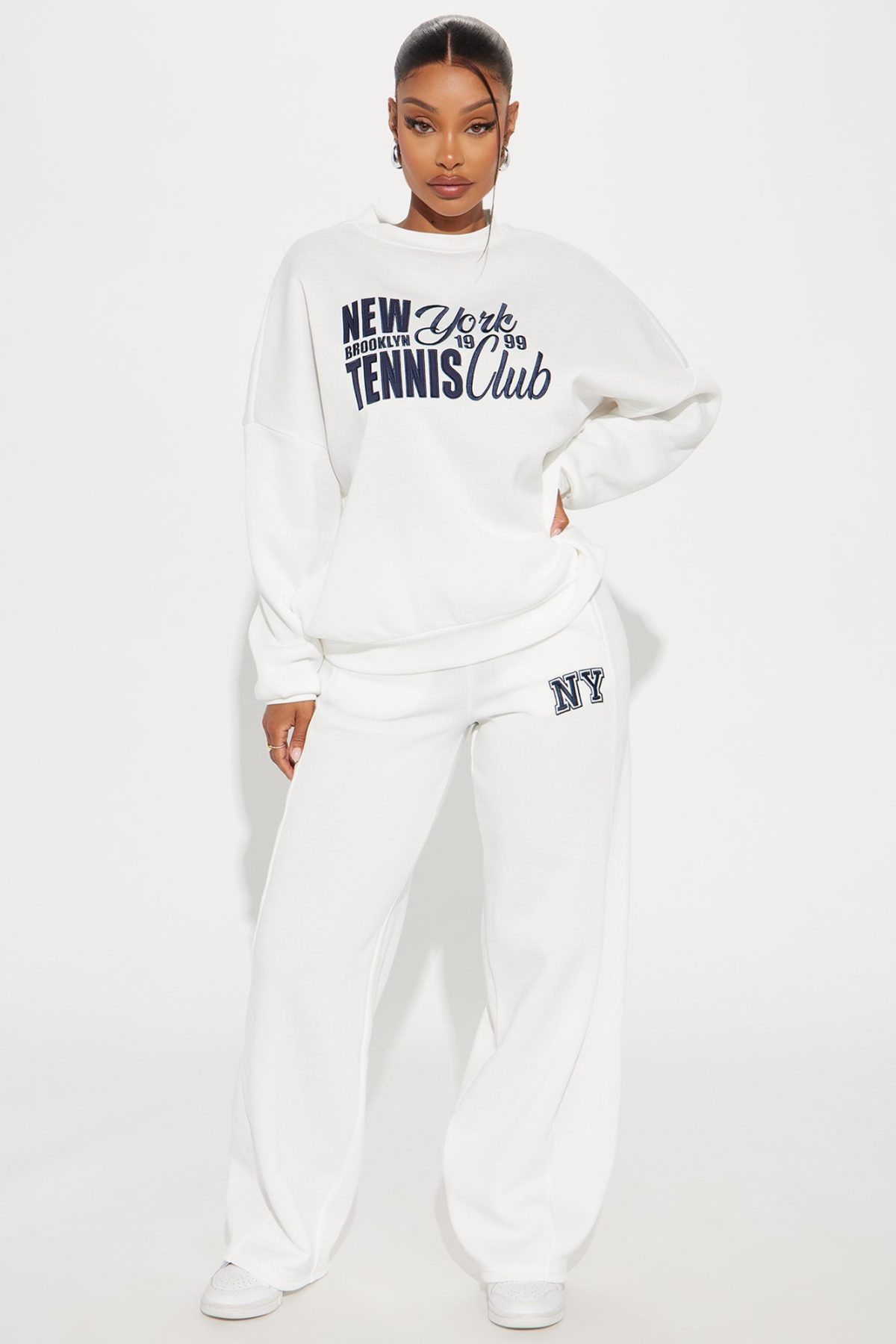 New York Tennis Social Club Sweatshirt - White