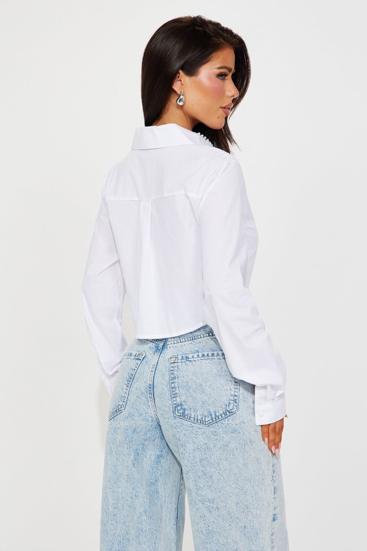 Grace Poplin Shirt - White