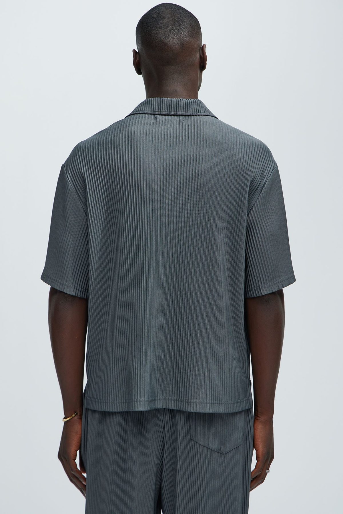 Potential Pleated Shirt - Grey