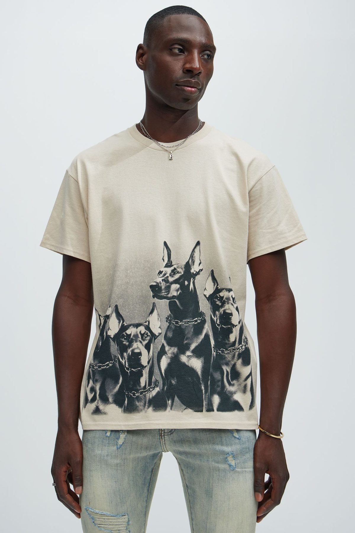 Me and My Dawgs Short Sleeve Tee - Sand