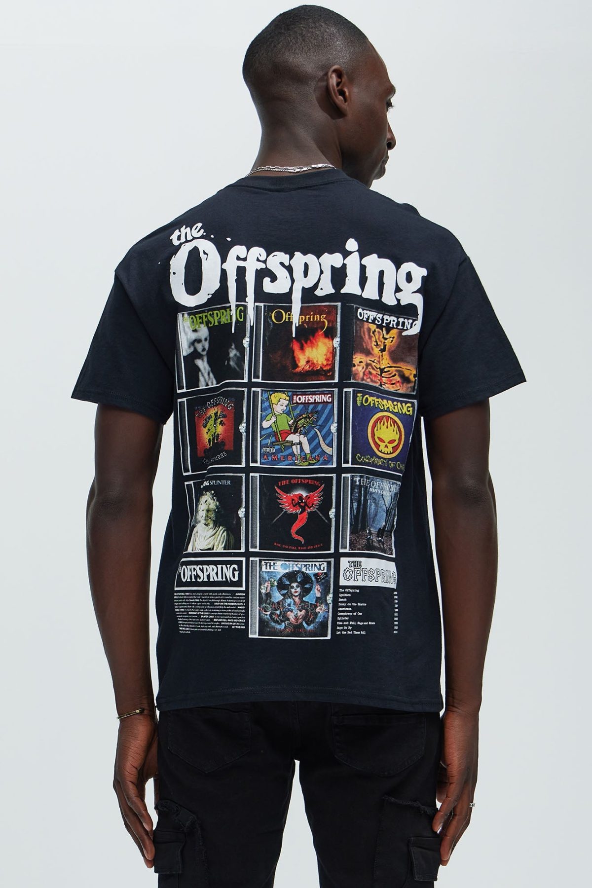 The Offspring Album Collage Short Sleeve Tee - Black