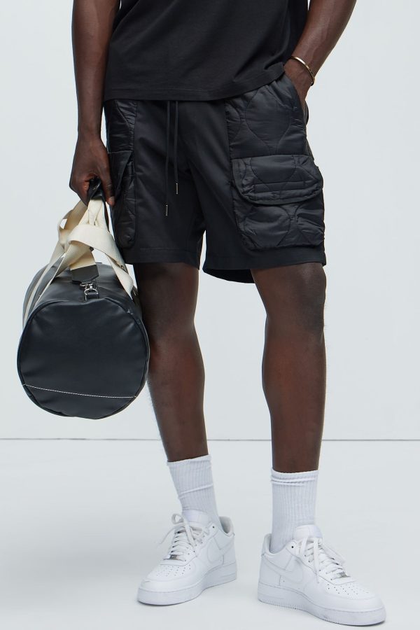 Marlo Quilted Shorts - Black