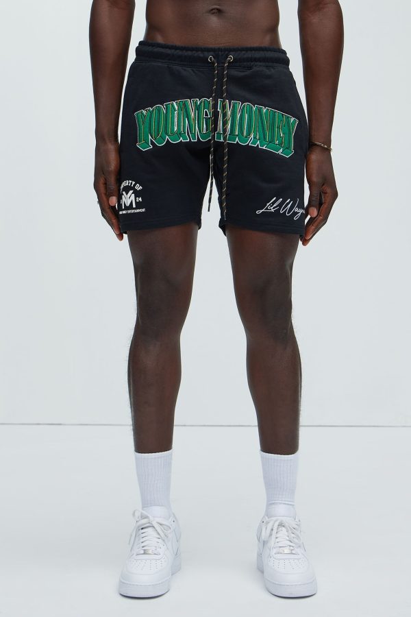 Lil Wayne Young Money Co. Sweatshorts - Black