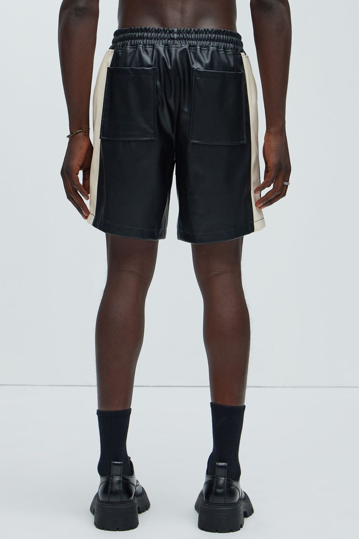 Stan Zip-Up Racing Shorts - Black/combo