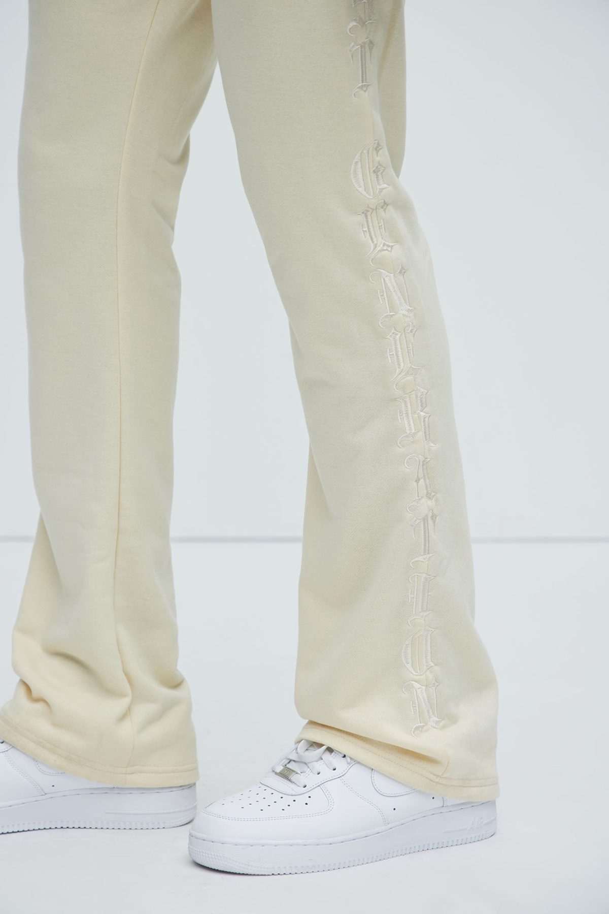 Lost Generation Faux Suede Pants - Cream