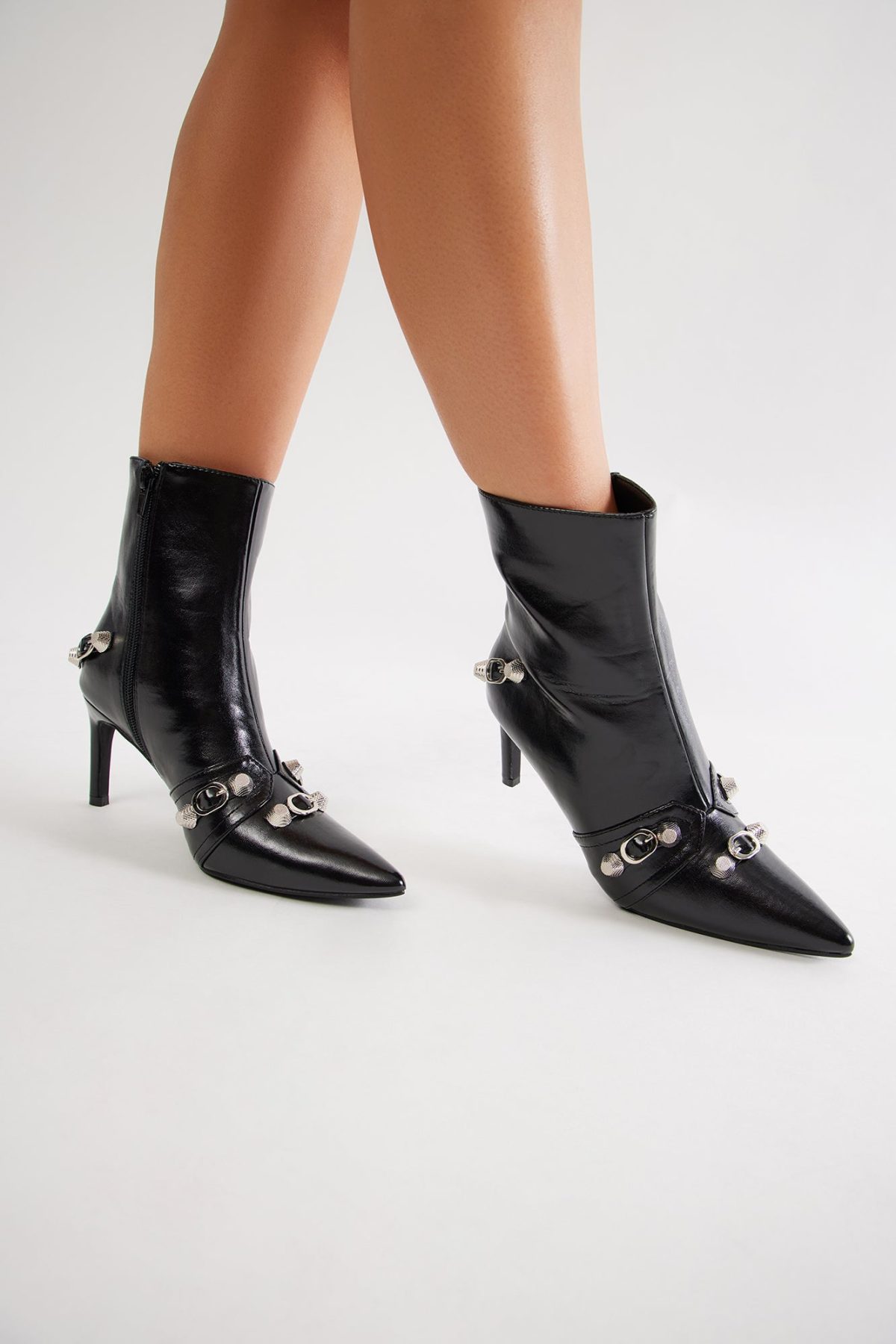 Jude Hardware Booties - Black