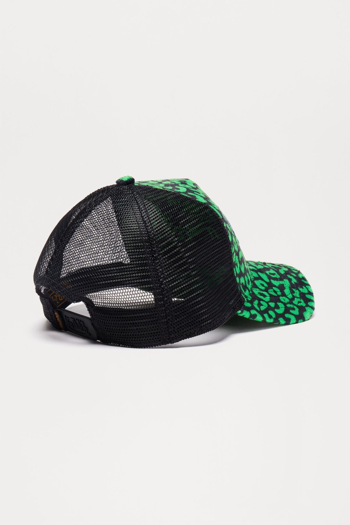 Von Dutch Lime Cheetah Bambam Trucker Hat - Green