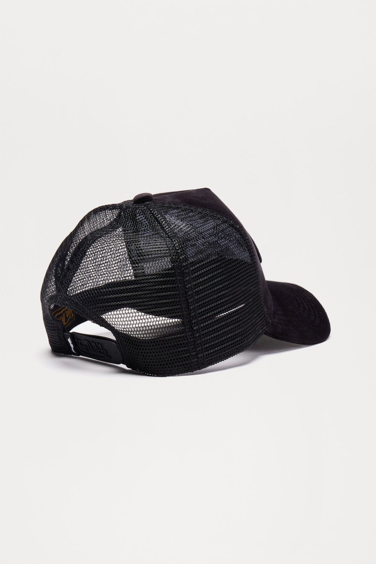 Von Dutch Black Velvet Trucker Hat - Black