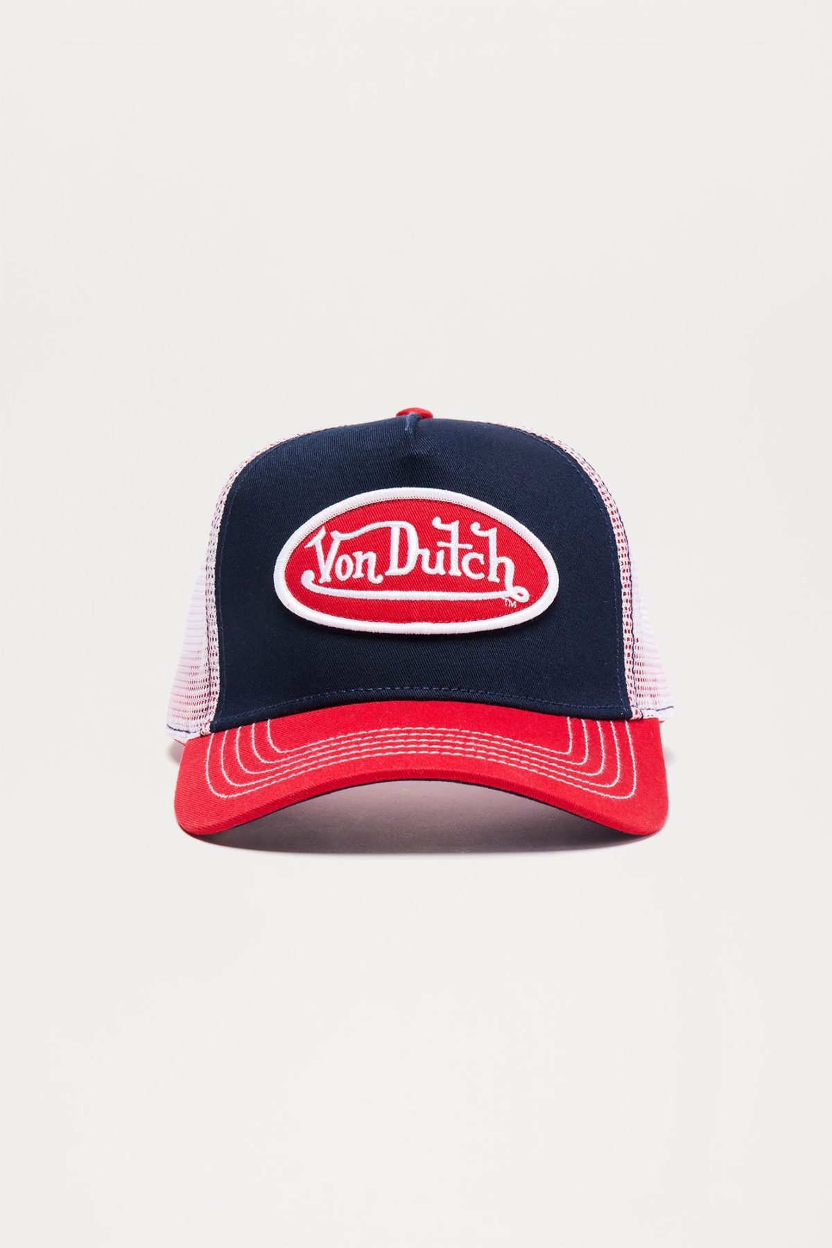 Von Dutch Navy Trucker Hat - Navy/Red